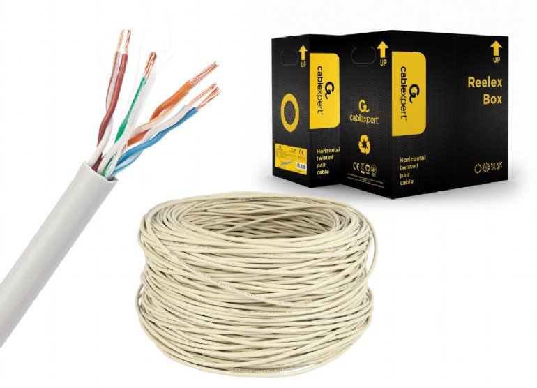 Image of CAT5e UTP LAN kábel 305m szürke Gembird (UPC-5004E-L)