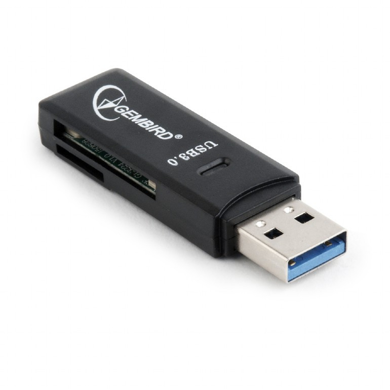Image of Külső kártyaolvasó USB3 fekete Gembird (UHB-CR3-01)
