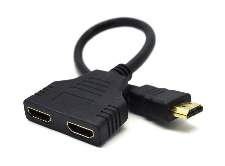 Image of HDMI elosztó adapter kábel passzív fekete Gembird (DSP-2PH4-04)