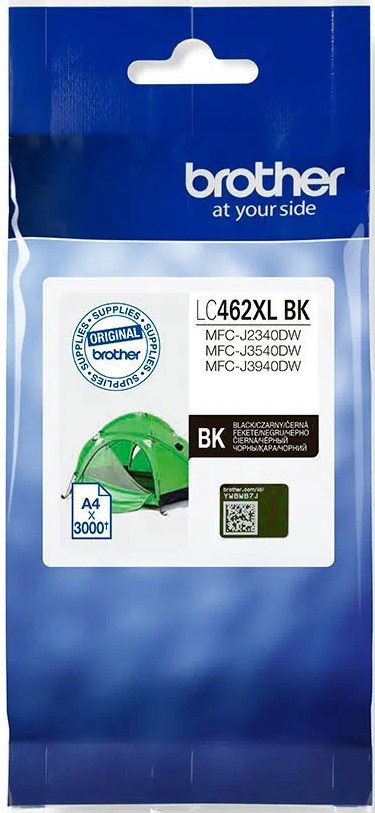 Image of Brother LC462XLBK fekete tintapatron nagytöltetű eredeti