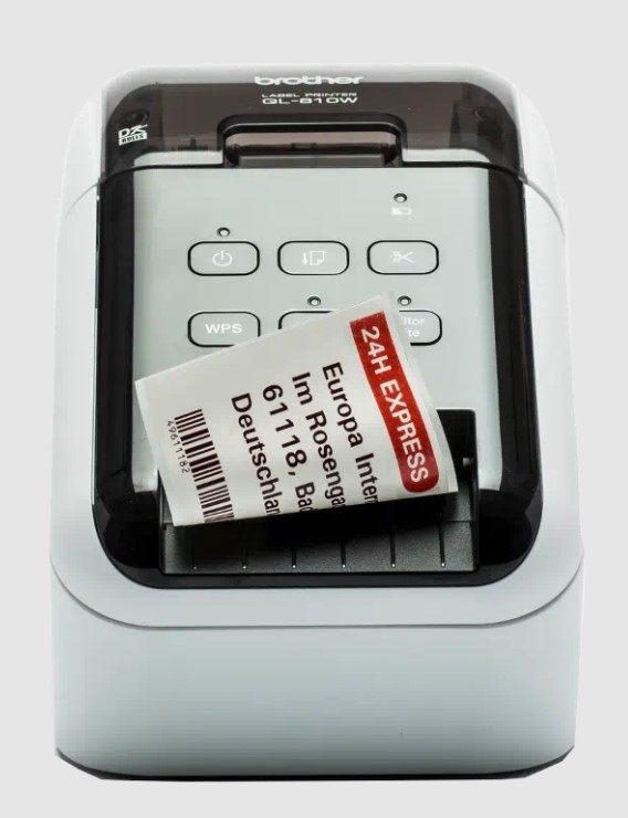 Image of Címkenyomtató fekete-fehér Brother QL-810Wc (QL810WCYJ1)