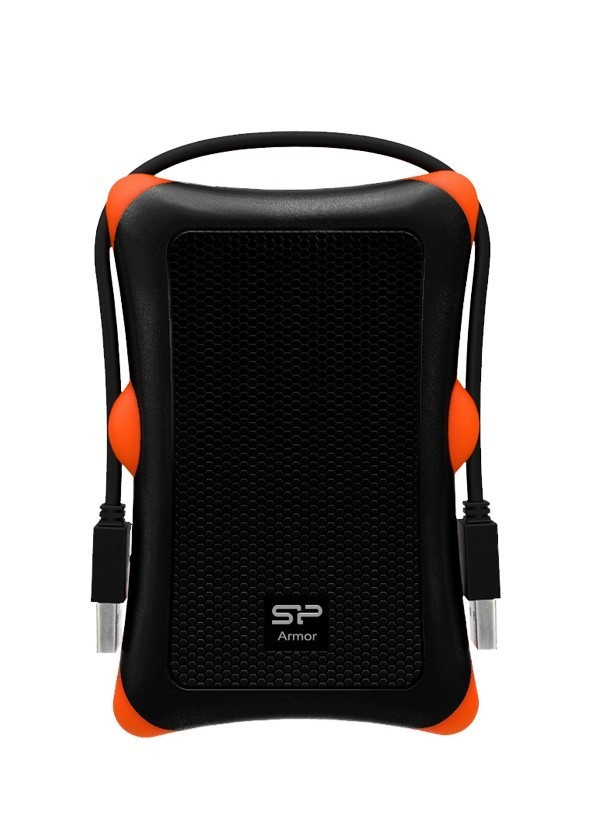 Image of 2.5" HDD SSD külső ház mobilrack USB3.2Gen1 fekete Armor A30 Silicon Power (SP000HSPHDA30S3K)