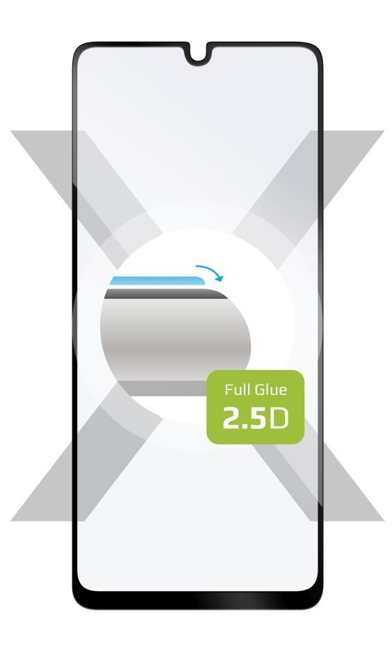 Image of Kijelzővédő fólia Samsung Galaxy A33 5G edzett üveg 2.5D fekete FIXED (FIXGFA-873-BK)