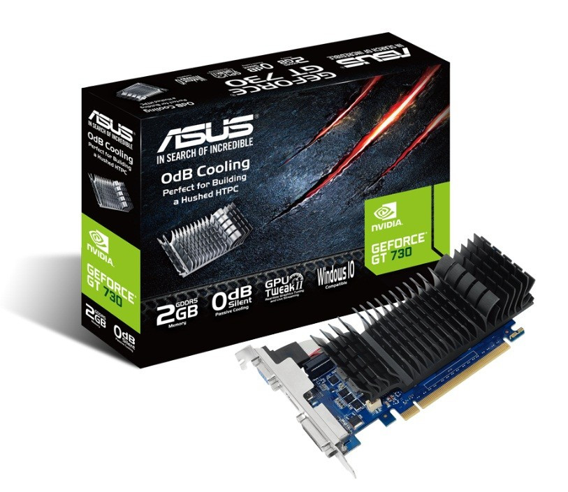 Image of Videokártya Asus GeForce GT 730 2GB LP (GT730-SL-2GD5-BRK)