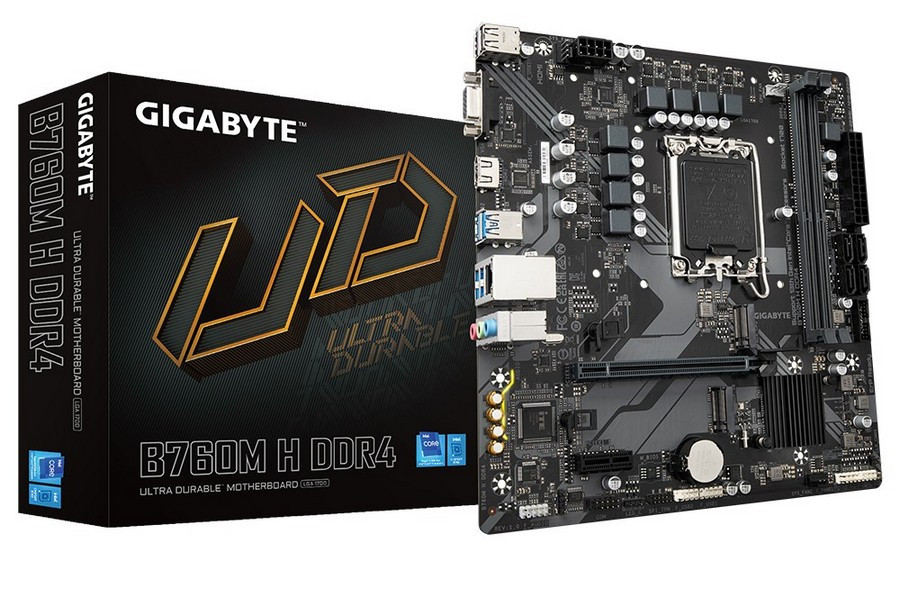 Image of Alaplap Gigabyte B760M H DDR4 LGA1700