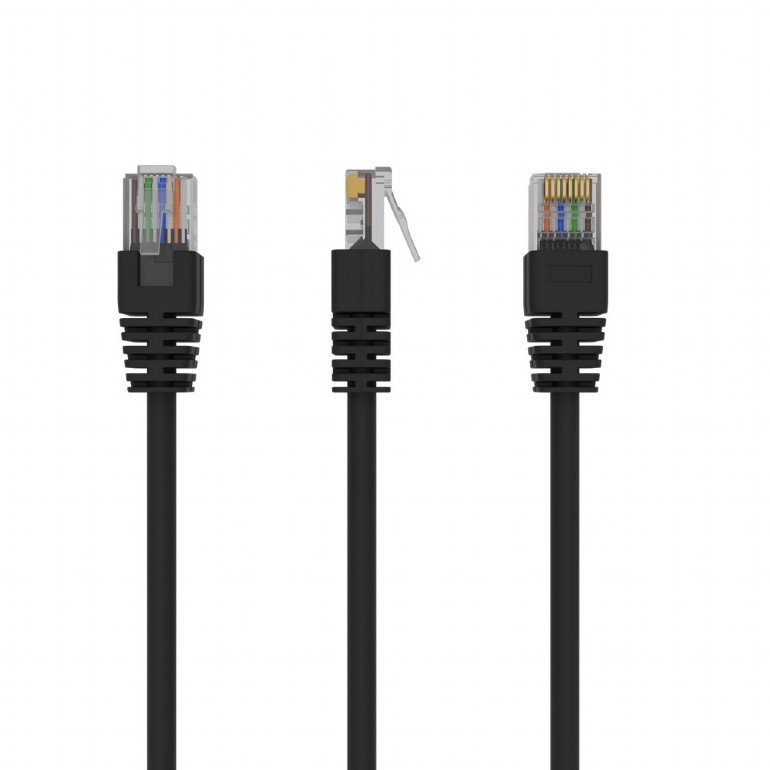 Image of CAT5e UTP Patch kábel 7.5m fekete Gembird (PP12-7.5M/BK)