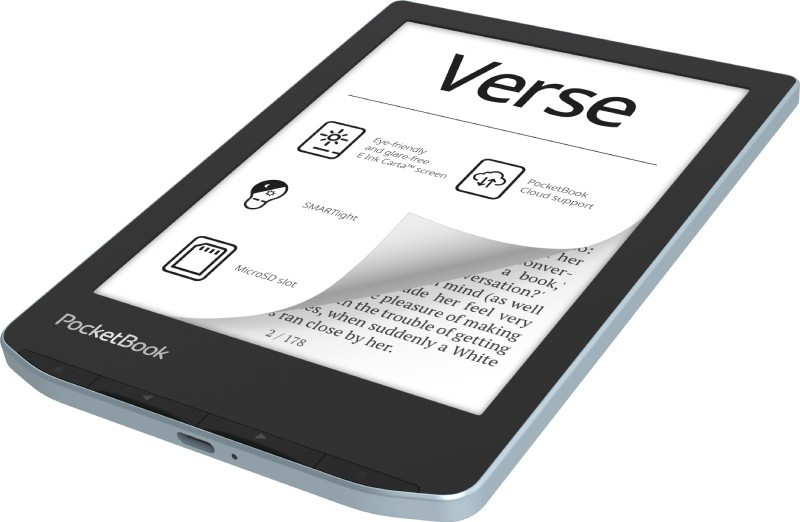 Image of Ebook olvasó PocketBook Verse 6" 8GB élénkkék (PB629-2-WW)