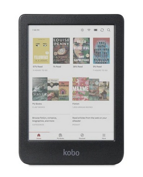 Image of Ebook olvasó Kobo Clara Colour 6" 16GB fekete (KO-N367-KU-BK-K-CK)