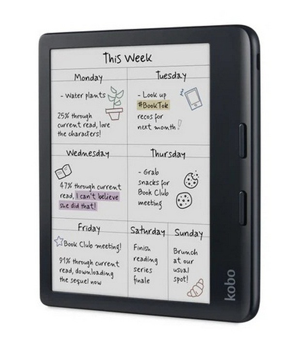 Image of Ebook olvasó Kobo Libra Colour 7" 32GB fekete (KO-N428-KU-BK-K-CK)