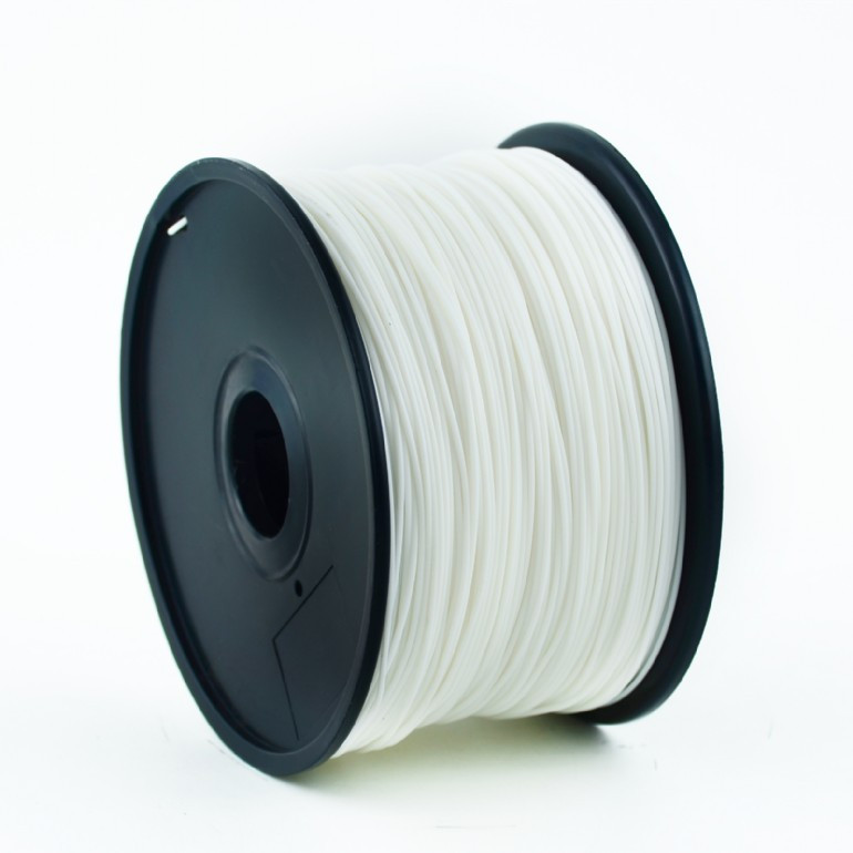 Image of Filament 3D nyomtatókhoz ABS fehér 3mm 1kg Gembird (3DP-ABS3-01-W)