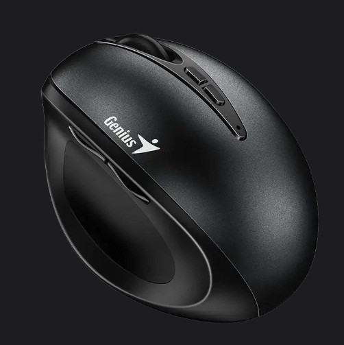 Image of Vezeték nélküli egér csendes vertikális ergonómikus optikai fekete Genius Ergo 8300S (31030037400)