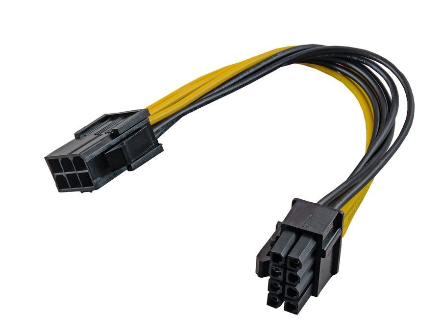 Image of Belső PCI Express tápkábel 6 tűs / 6+2 tűs 0.2m Akyga (AK-CA-07)