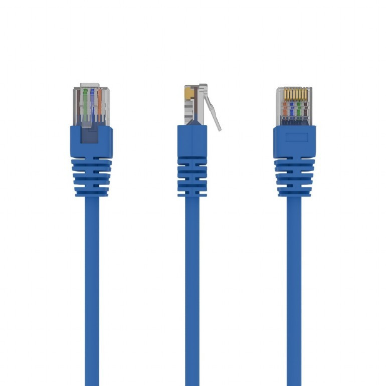 Image of CAT5e UTP Patch kábel 0.25m kék Gembird (PP12-0.25M/B)
