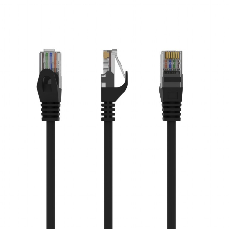 Image of CAT6 UTP Patch kábel 3m fekete Gembird (PP6U-3M/BK)