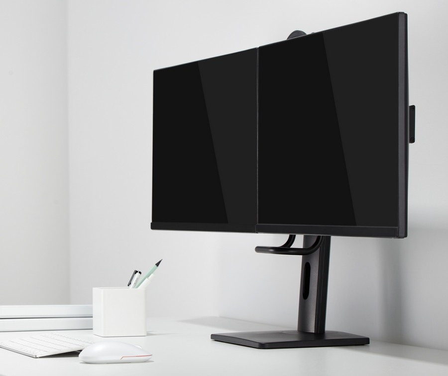Image of Asztali tartó 2 monitorhoz 27" fekete Gembird (MS-D2-01)